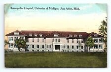 Homeopathic Hospital University Of Michigan MI Ann Arbor Michigan VTG Postcard picture