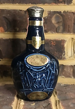 CHIVAS BROTHERS Royal Scotch Whiskey Blue Bottle Vintage Ceramic WADE (EMPTY) picture
