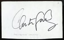 Christopher Lawford d2018 signed autograph 3x5 Cut American Actor and Author picture