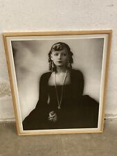 Vintage 30x23.5in Framed Greta Garbo Photo *RARE* picture