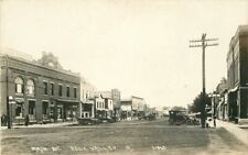 c1915 Rock Valley Sioux Iowa Main Street View Auto Garage Co-Mo RPPC Postcard picture