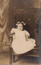 Philadelphia PA RPPC Cute Baby Girl Kathryn Beidelman Upper Merion Postcard G26 picture