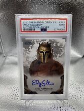 2020 Topps Star Wars Mandalorian S1 The Armorer Emily Swallow /25 Auto PSA 9 picture