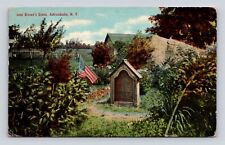 Antique Old Postcard John Brown's Grave Adirondacks NY  1911 Cancel Post picture