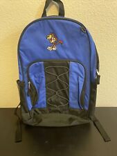 Vintage Cheeto Chester Cheetah Embroidered Backpack in Black/Blue picture
