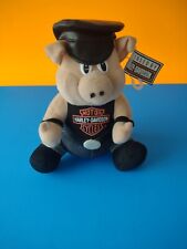 Vintage 90's Play By Play 7.5 Inch Harley Davidson Plush Hog Pig Stuffed Animal picture