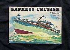 1955 Topps Rails & Sails #135 Express Cruiser, Chris Craft Pleasure boat picture