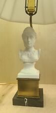 Joséphine Bonaparte Bisque Porcelain Bust Lamp Mid Century RARE 1 of a Kind picture