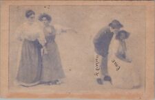 Funny Comical Two Lovers Being Scorned Posted  Divided Back Vintage Post Card picture