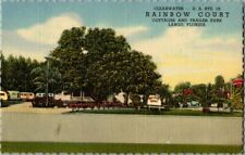 1950'S. RAINBOW COURT. LARGO, FL. POSTCARD CK2 picture