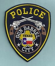 GUN BARREL CITY TEXAS POLICE SHOULDER PATCH picture