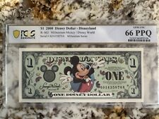 2000 $1 Disney Dollar Mickey Millennium Series PCGS 66 PPQ Mint Condition  picture