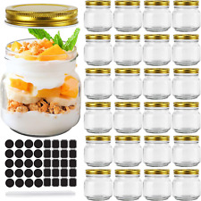 24 Pack 8Oz Glass Mason Jars with Regular Mouth Lids, 250 Ml Perfect Containers  picture