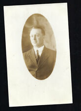 c.1900s Man Portrait RPPC Real Photo Postcard UNPOSTED picture