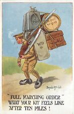 Postcard C-1915 Donald McGill Military Soldiers machinery Order Comic TP24-1558 picture