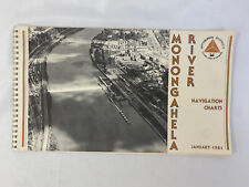 1981 MONONGAHELA RIVER NAVIGATION CHARTS PITTSBURGH District US ARMY Fast Ship picture