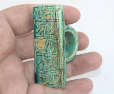 BIG RARE PHARAOH ANCIENT EGYPTIAN ANTIQUE Cartridge Ring Hieroglyphic Symbols picture