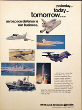1976 Hydraulic Research Textron B-1 Shuttle Apache Vintage Print Ad picture