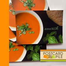 Unused Postcards, Set Of 5, Nourish Bowl Of Soup Greeting Lot Everyday Food Cook picture