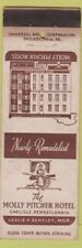 Matchbook Cover - Molly Pitcher Hotel Carlisle PA girlie WEAR picture