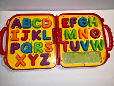 Sesame Street Elmo On the Go Letters Alphabet Complete Set Carrying Case GUC picture