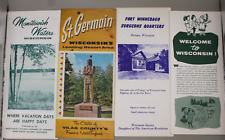Vintage 1960s Wisconsin travel brochures lot ST Germain Others picture