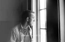 Orig 1960's Found Film NEGATIVE View of Lonely Man Looking Out a Window picture