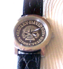 Harley Davidson Men's Bulova Willie G Skull Dial WristWatch 78A10 New Battery picture