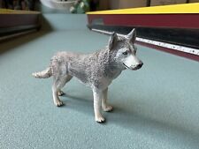 PAPO Siberian Husky Figure 54035 Dog Pet Toy 2014 Wolf Figurine Made In Portugal picture