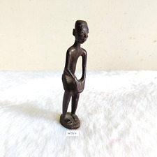 Antique African Tribal Man Random Pose Decorative Wooden Figure Figurine W977 picture
