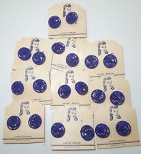 Original (1) Pair WWII Unissued Home Front US Navy Plastic Sweetheart Earrings picture