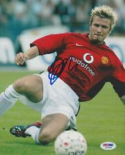 David Beckham Signed 8x10 Photo PSA DNA Manchester United picture