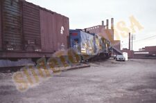 Vtg 1982 Train Slide 18273 CR Conrail Caboose X2C045 picture