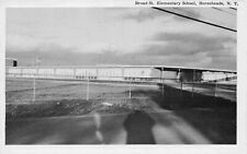 Horseheads New York NY Broad St. Elementary School Photographer Shadow Postcard picture