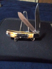2004 bear mgc U.S.A. transition trapper pocket knife 2different tang stamps picture