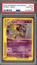 2003 Pokemon Aquapolis Hypno Holo #H12 PSA 10 Gem Mint picture