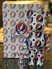 Grateful Dead - Steal Your Face 100% & 400% Bearbrick Set. Opened Box. picture