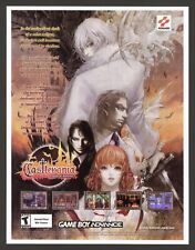Castlevania Aria of Sorrow GameBoy Advance GBA Game Promo Ad Art Print Poster picture