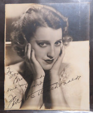 Jeanette MacDonald Actress and Singer Signed 7x9 Photo picture