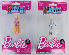 Set/2 World's Smallest BARBIE Minis 1965 Astronaut, 1992 Totally Hair New Sealed picture