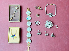 Vintage Lot of The Order of The Eastern Star Jewelry, Pins, Earrings, Bracelets picture