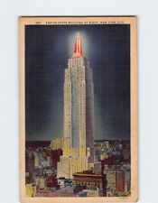Postcard Empire State Building at Night New York City New York USA picture