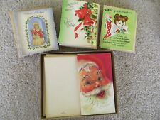 Vintage Stanley Greeting Cards-Christmas-UNUSED-Boxed-38 pieces picture
