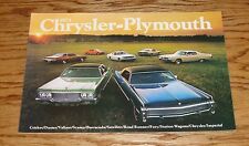 Original 1973 Chrysler & Plymouth Full Line Sales Brochure Barracuda Satellite picture