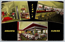 Vintage Postcard FL Tamiami Trail Zinn's Restaurant Interior View Chrome ~10086 picture