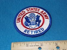 ORIGINAL UNITED STATES ARMY RETIRED PATCH - NEW picture