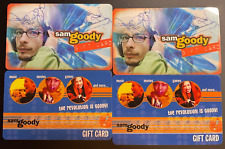 Sam Goody Music Lot of 4 Gift Cards No Value $0 Collectable picture
