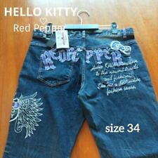 Hello Kitty Red Pepper Denim Jeans 34 Inches picture