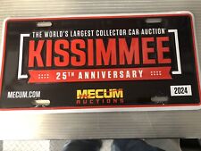 Mecum 2024  25thAnniversary Edition Kissimmee License Plate picture