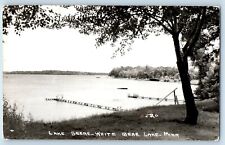 White Bear Lake Minnesota MN Postcard RPPC Photo Lake Scene c1940's Vintage picture
